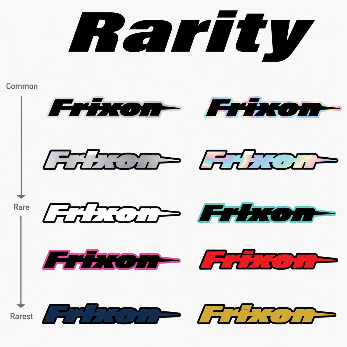 Frixon Stickers (Mystery 5 Pack)