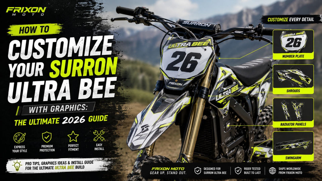 surron number plate | surron ultra bee husqvarna graphics