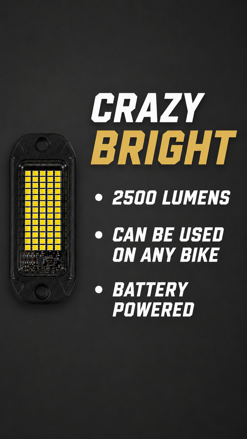 36 LED - Battery Powered Rock Light (WITH SWITCH)